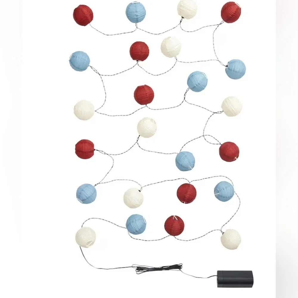 String lights IKEA SOMMARLÅNKE LED 24, outdoor battery operated/decor Dimmable